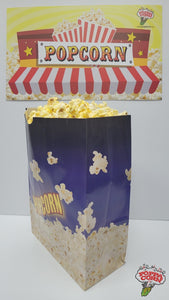 Butter Proof 170oz Popcorn Bags - 500/case - BAG170GEN - Poppa Corn Corp