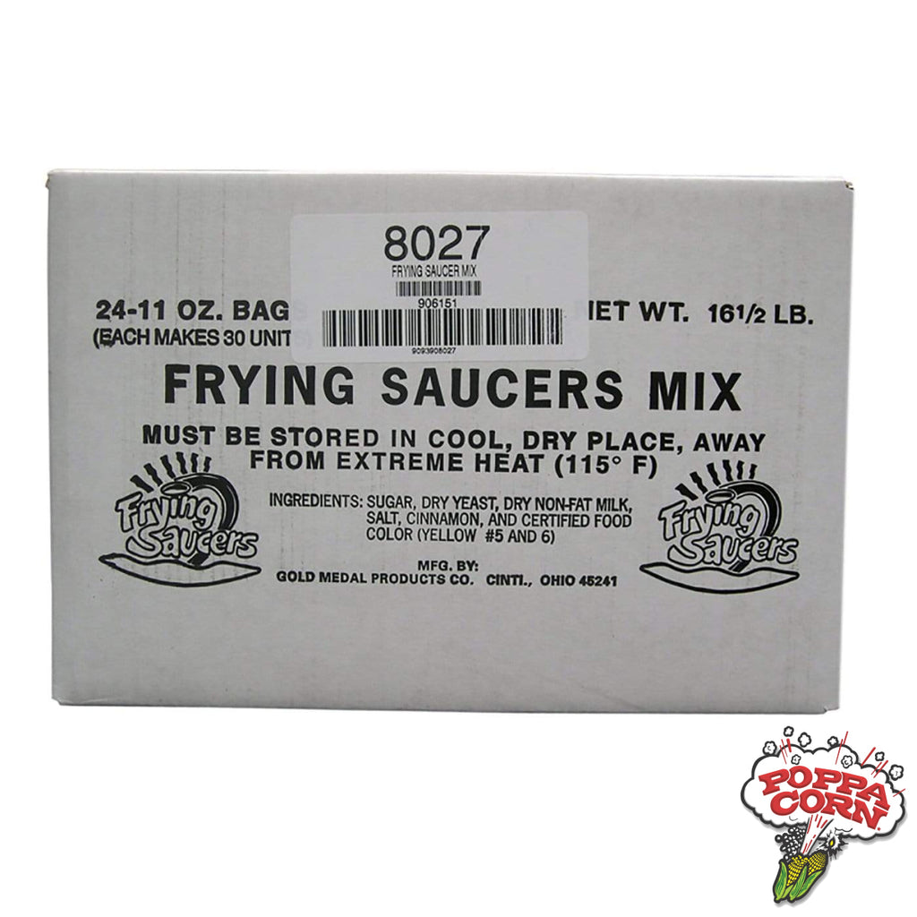 GM8027 - Frying Saucer / Elephant Ear Mix - 24 x 11oz/Case - Poppa Corn Corp