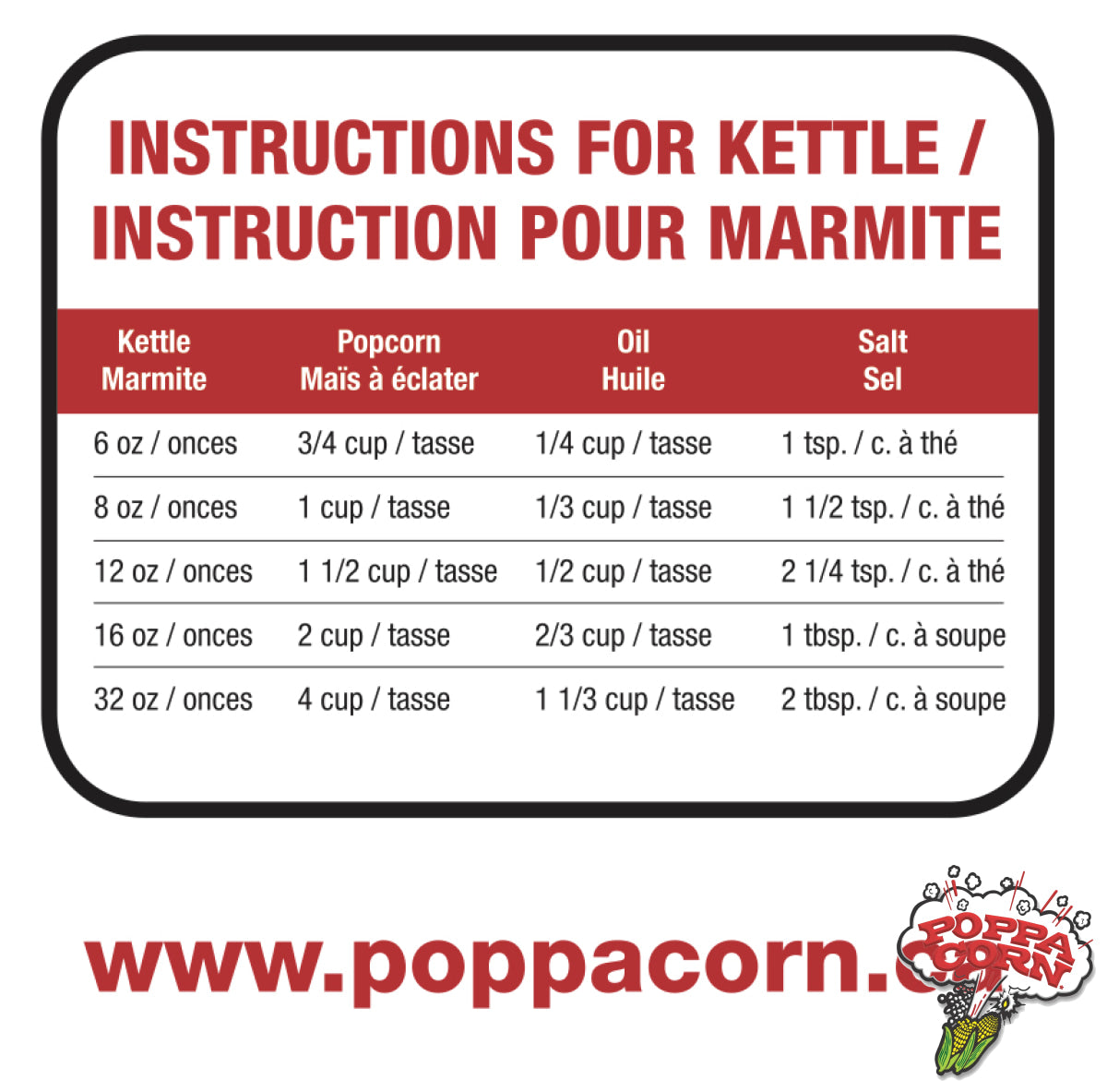 Poppa Corn Round Caramel & Sweet Mushroom Kernels - NON-GMO - 35LB Bag - TAX FREE CRN011 - Poppa Corn Corp