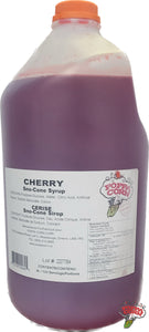 SNK002 - Cherry - Poppa Corn's  Snow-Cone Syrup - 4L Jug - Poppa Corn Corp