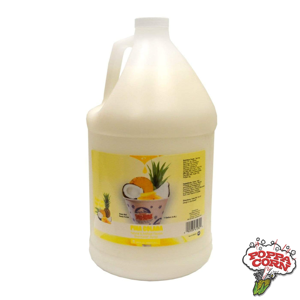 SNK020 - Piña Colada - Sno-Treat Flavor Sno-Kone® Syrup - 4L Jug - Poppa Corn Corp