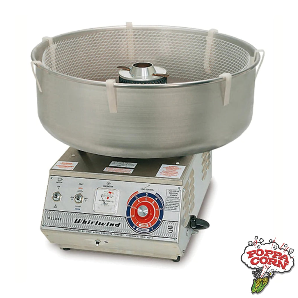 Stainless Steel Deluxe Whirlwind® Cotton Candy Machine - GM3008SS - Poppa Corn Corp