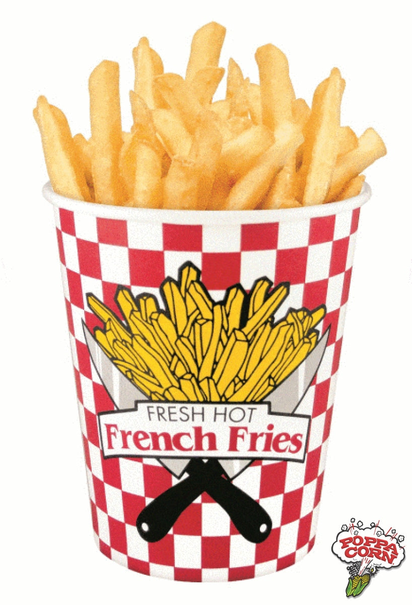FRY004 - Paper French Fry Cups - 32oz - 600/Case - Poppa Corn Corp