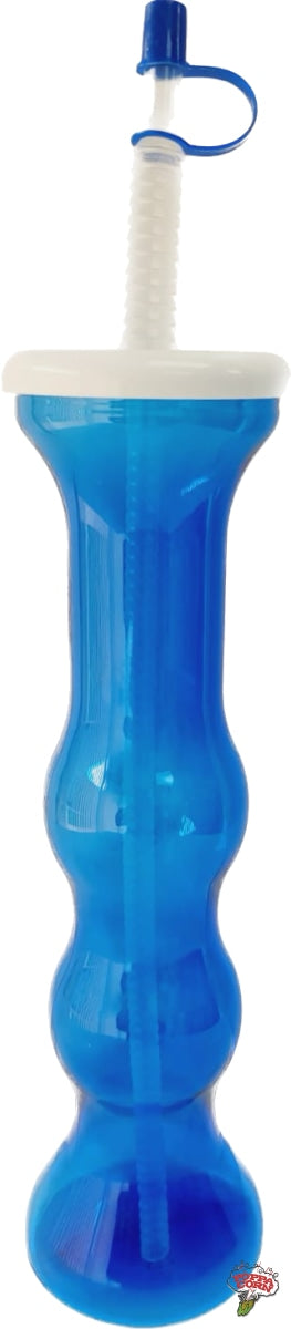 16 OZ BUBBLE YARDER BLUE- 48/case - CUP014BLUE - Poppa Corn Corp