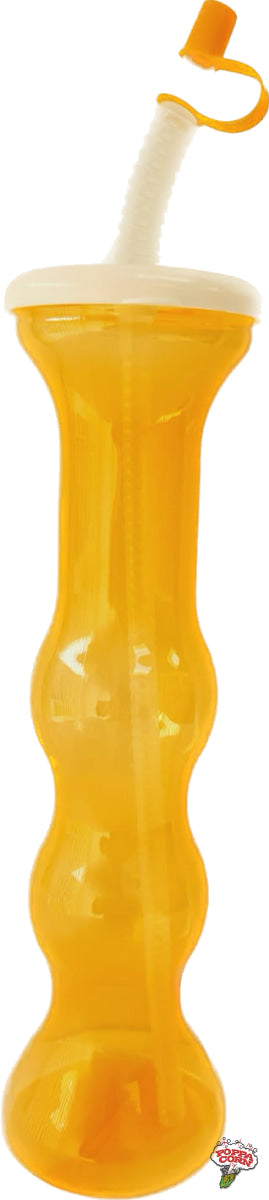 16 OZ BUBBLE YARDER ORANGE- 48/case - CUP014ORANGE - Poppa Corn Corp