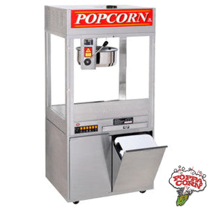 32 oz. Mach 5 Floor Model 3' Popper- 50 AMP - - Poppa Corn Corp