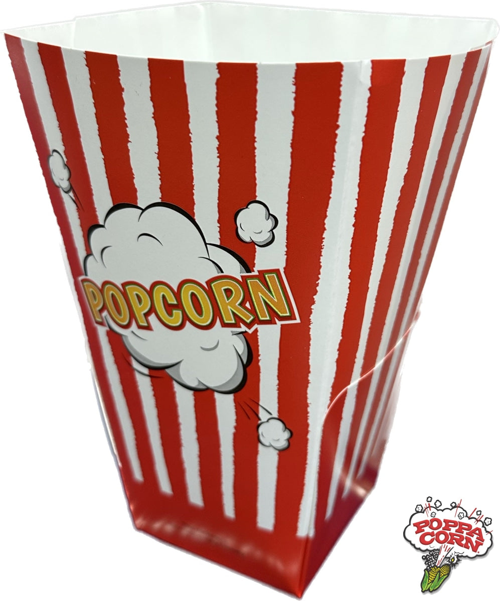 46Oz Square Popcorn Bucket All New Design 100% Biodegradable - 450/Case