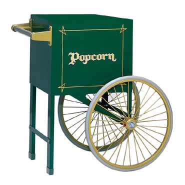 Popcorn Cart, Hunter Green - GM2659HGU DEMO - Poppa Corn Corp