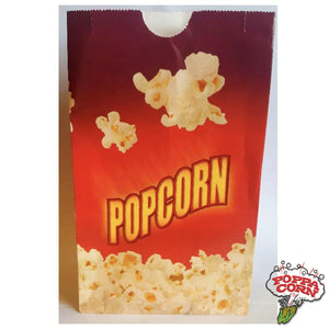 BAGMINI - Mini sac à beurre laminé générique 32 oz - Rouge - 1000 / caisse - Poppa Corn Corp