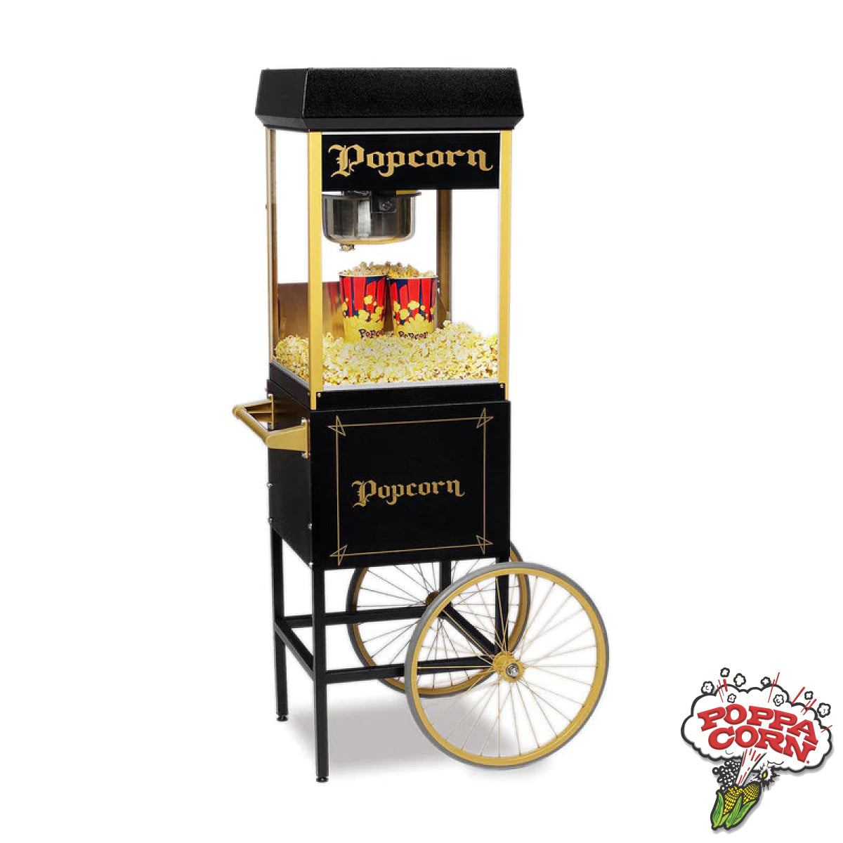 Black Fun Pop 8-oz. Popcorn Machine - GM2408BKG - Poppa Corn Corp