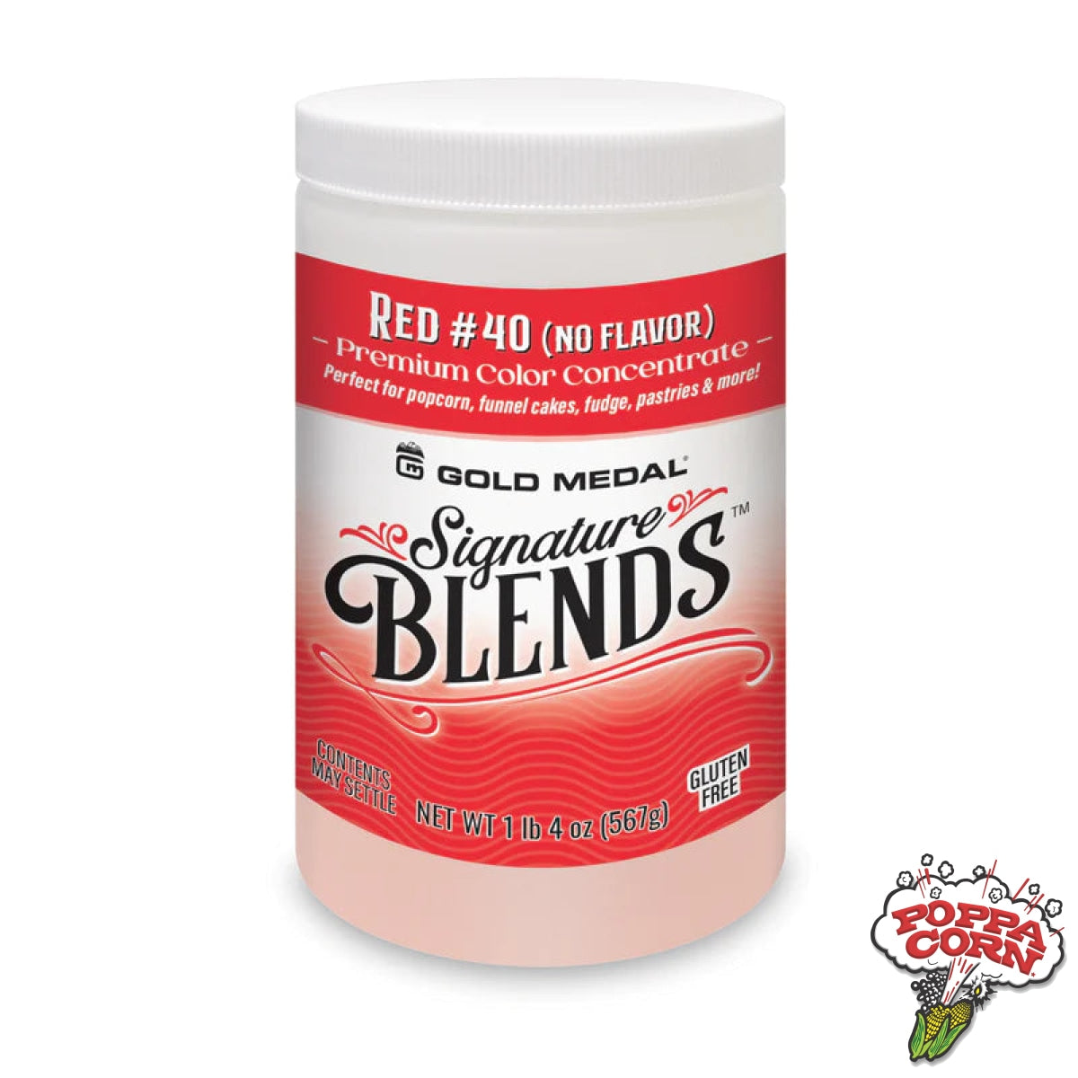Candy Glaze Signature Blends - RED 40 COLOUR ONLY 10175 - Poppa Corn Corp