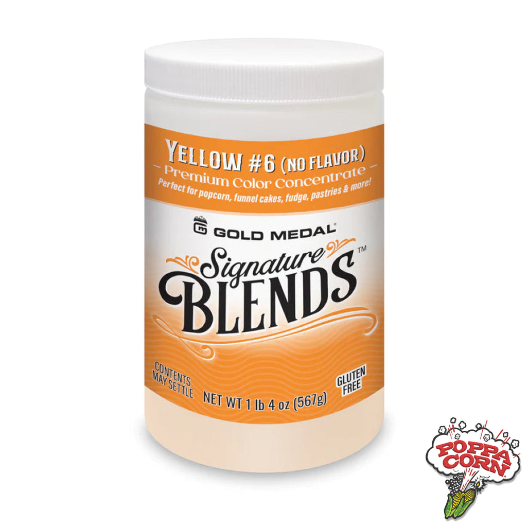 Candy Glaze Signature Blends - YELLOW 6 COLOUR ONLY 10172 - Poppa Corn Corp