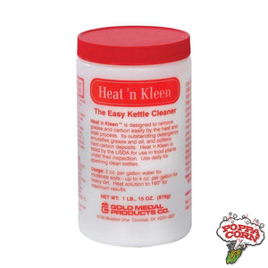 CLE002 - Heat 'N Klean Kettle Cleaner (Inside) - 15oz Jar - Poppa Corn Corp
