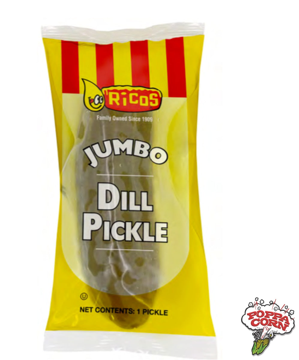 Dill Pickle in a Pouch - 12/case - RIC00007D - Poppa Corn Corp