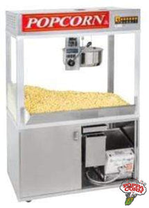 CM504 - Éclateur de concession modèle Mach 5 Floor - 4 pi - Poppa Corn Corp