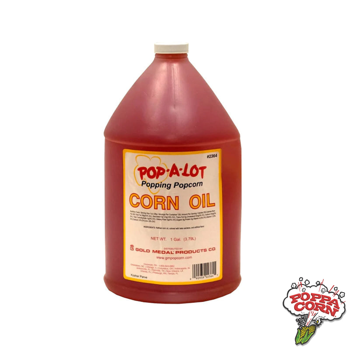Corn Oil 4x1 Gallon - GM2364 - Poppa Corn Corp