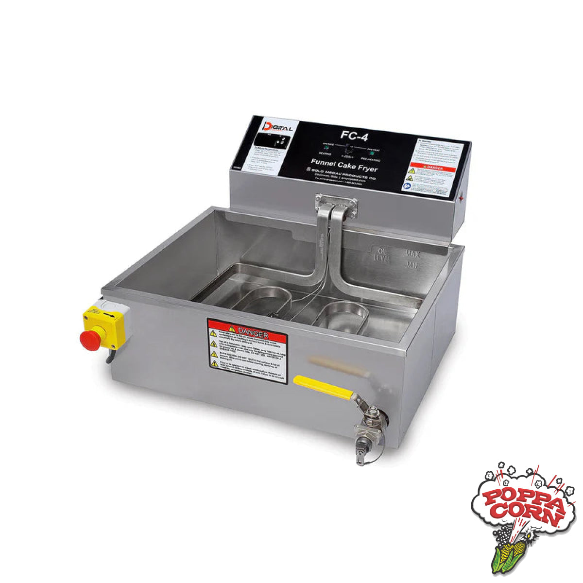 Deluxe Funnel Cake Fryer FC-4 - GM8078E - Poppa Corn Corp