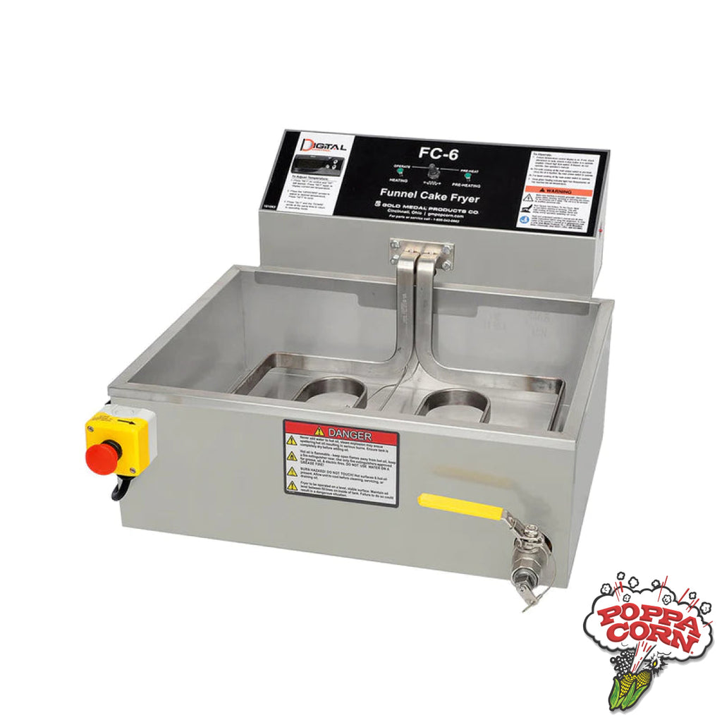 Deluxe Hot Shot Fryer FC-4 - GM8090E - Poppa Corn Corp