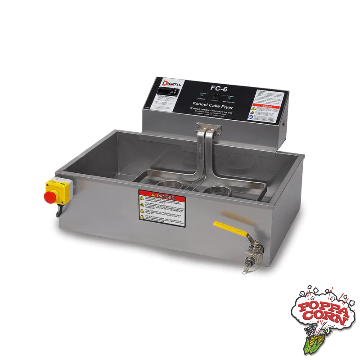 Funnel Cake Fryer FC-6 - GM8082E - Poppa Corn Corp