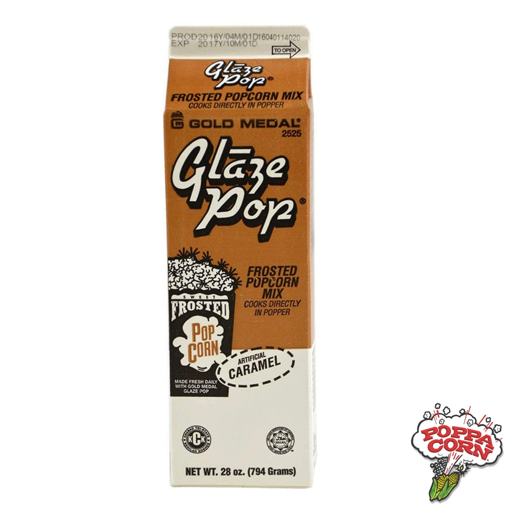 GLA008 - Caramel Glaze Pop® - 794g Carton - Poppa Corn Corp