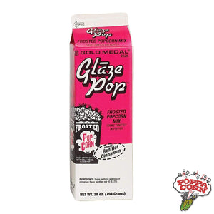 GLA009 - Glaze Pop® - Cannelle rouge - Carton de 794g - Poppa Corn Corp