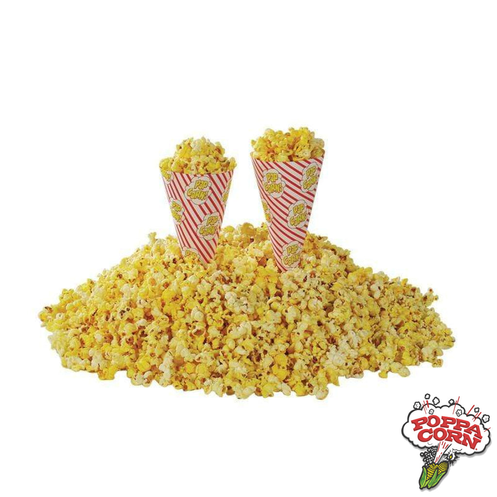 GM2067PLMC - Plain Cone 'o' Corn Serving Cups - 250/Sleeve - Poppa Corn Corp