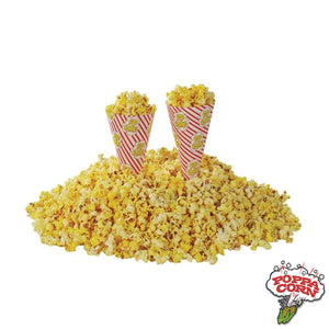 GM2067PLMC - Plain Cone 'o' Corn Serving Cups - 250/Sleeve - Poppa Corn Corp