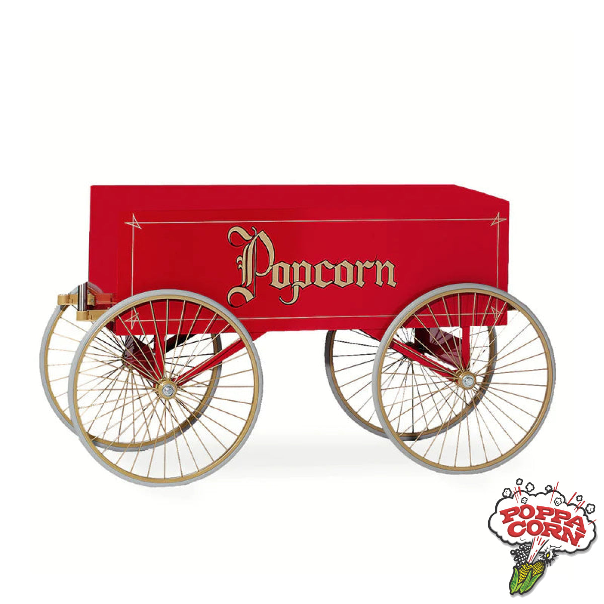 GM2129 4 WHEEL 48 INCH CART - Poppa Corn Corp