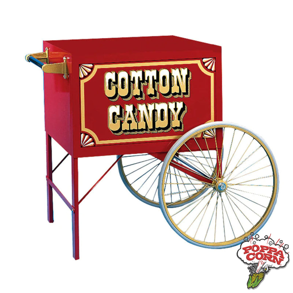 GM3118CF 2 WHEEL 28 INCH FLOSS CART - Poppa Corn Corp