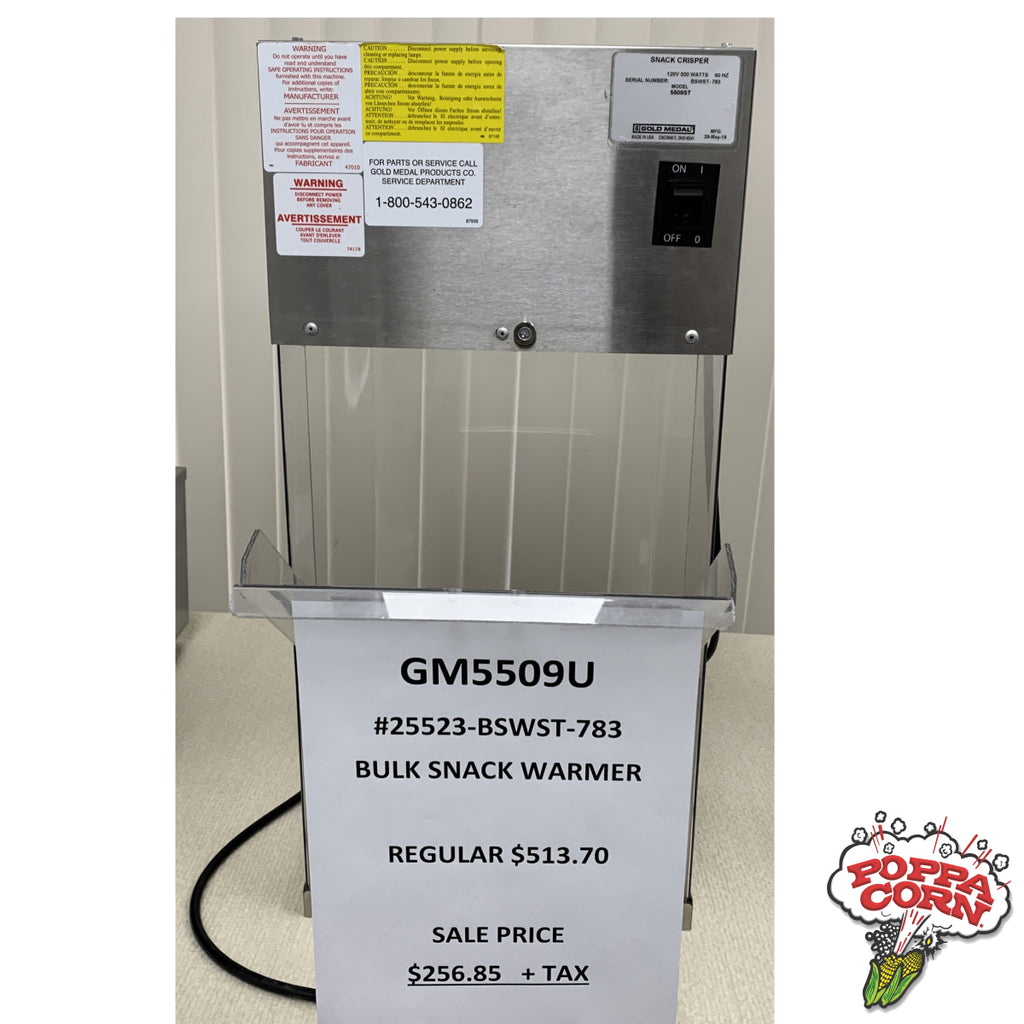 GM5509STU - DEMO BULK SNACK WARMER - Poppa Corn Corp