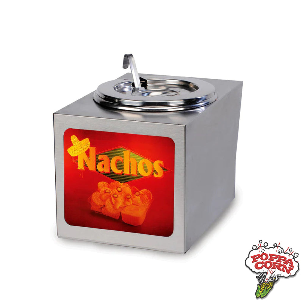 Lighted Cheese Warmer with Dipper - GM2365LS - Poppa Corn Corp