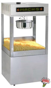 M532D1D-F6OZ-X - Machine à popper de concession modèle à 5 étages - Bouilloire 32 oz - Poppa Corn Corp