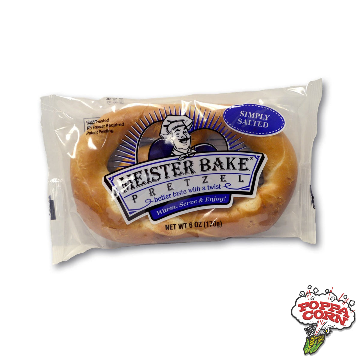 Meister Bake® Ready to Eat Salted Pretzels - GM5627 - Poppa Corn Corp