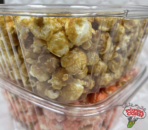 **New**Clear Hinged Container Party Pack - CASE OF 200 - Poppa Corn Corp