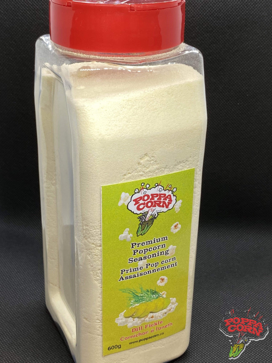**NEW** Premium Dill Pickle Popcorn Seasoning Large Shaker 600g - SAV031 - Poppa Corn Corp