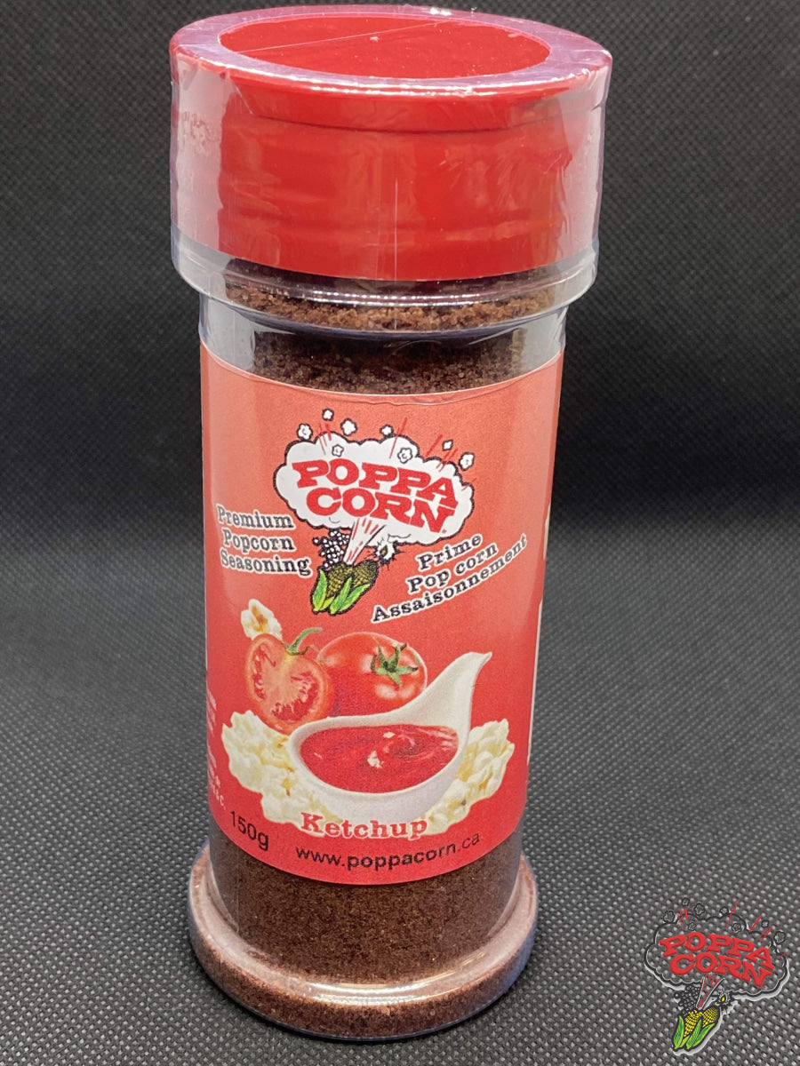 **NEW** Premium Ketchup Popcorn Seasoning Shaker 150g - SAV023 - Poppa Corn Corp