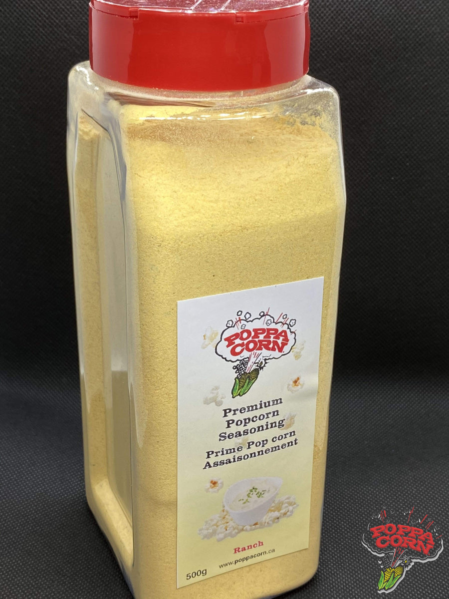 **NEW** Ranch Premium Popcorn Seasoning Large Shaker 500g - SAV027 - Poppa Corn Corp