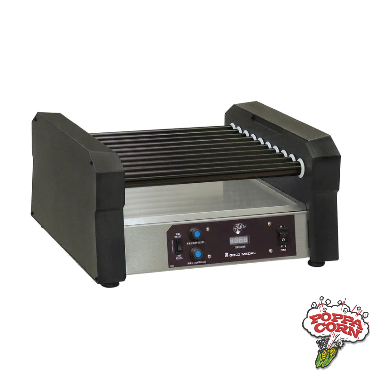 One Touch Hot Diggity Pro C Roller Grill - Non-Stick Rollers - GM8550-00-011 - Poppa Corn Corp