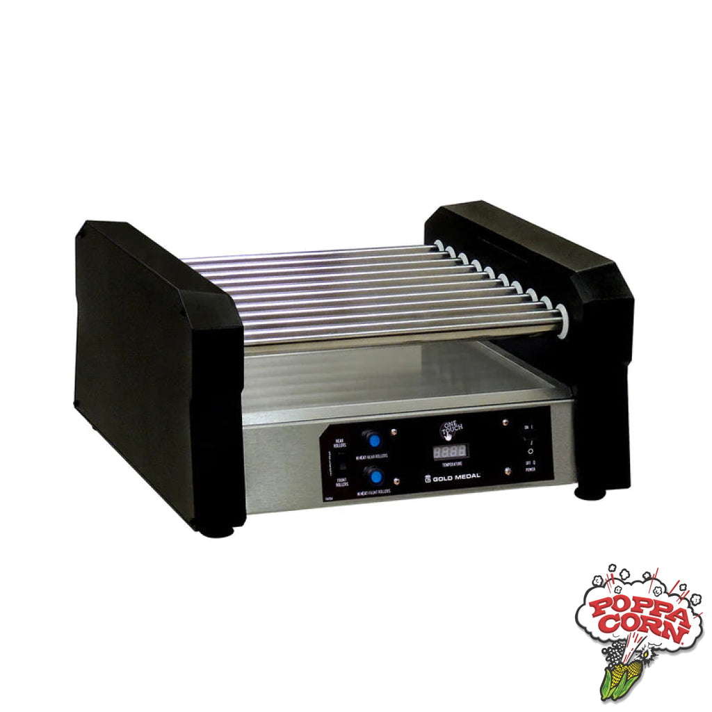 One Touch Hot Diggity Pro C Roller Grill - Stainless Steel Rollers - GM8550-00-010 - Poppa Corn Corp