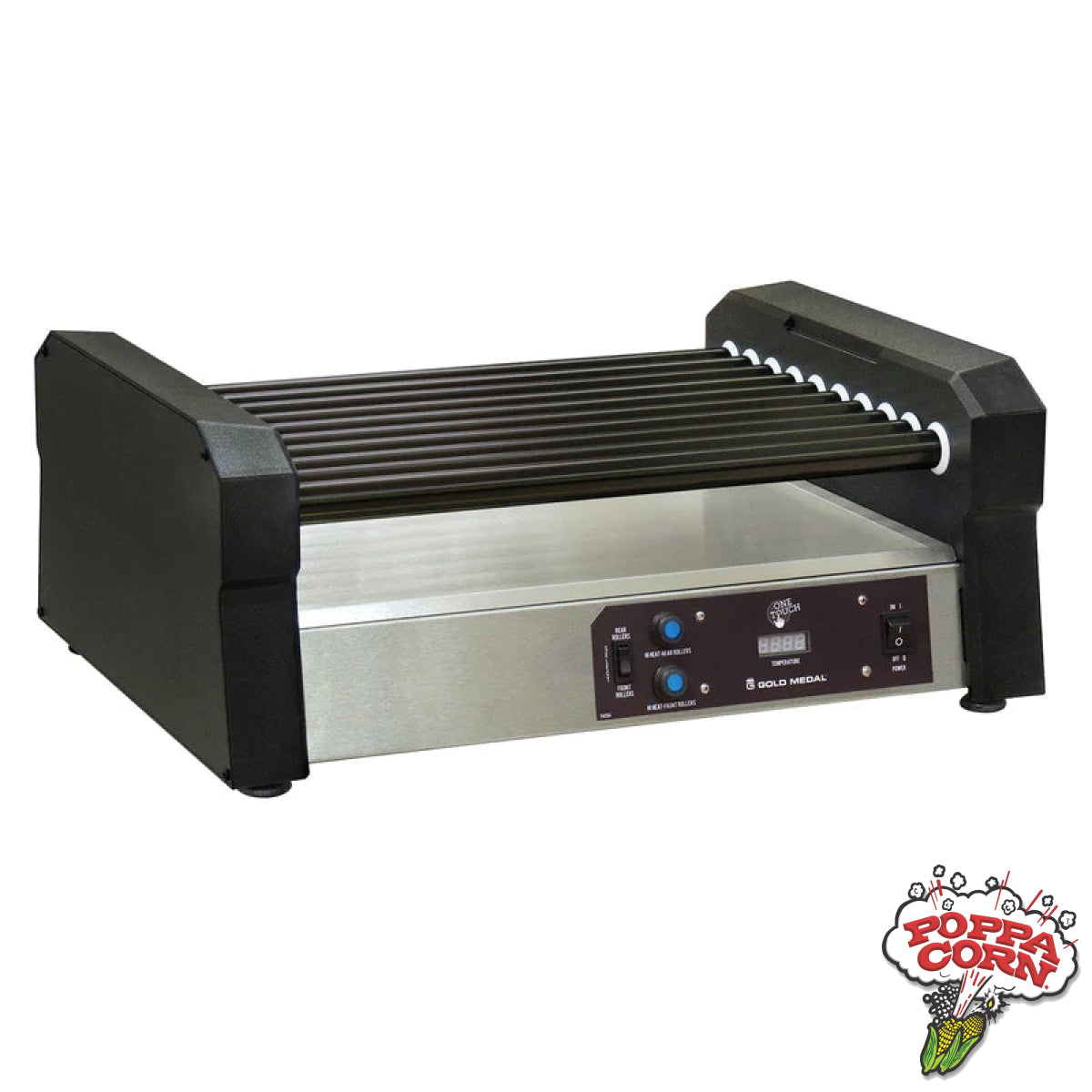 One Touch Hot Diggity Pro S Roller Grill - Non-Stick Rollers - GM8551-00-011 - Poppa Corn Corp