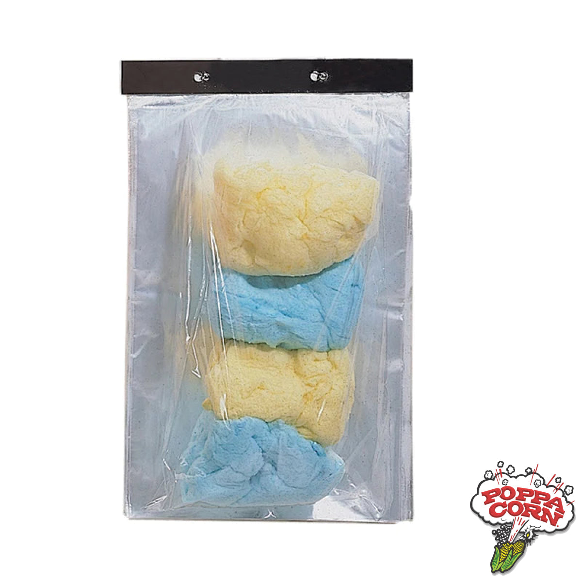 Plain Cotton Candy Bags - 1000 in a case - FLB003 - Poppa Corn Corp