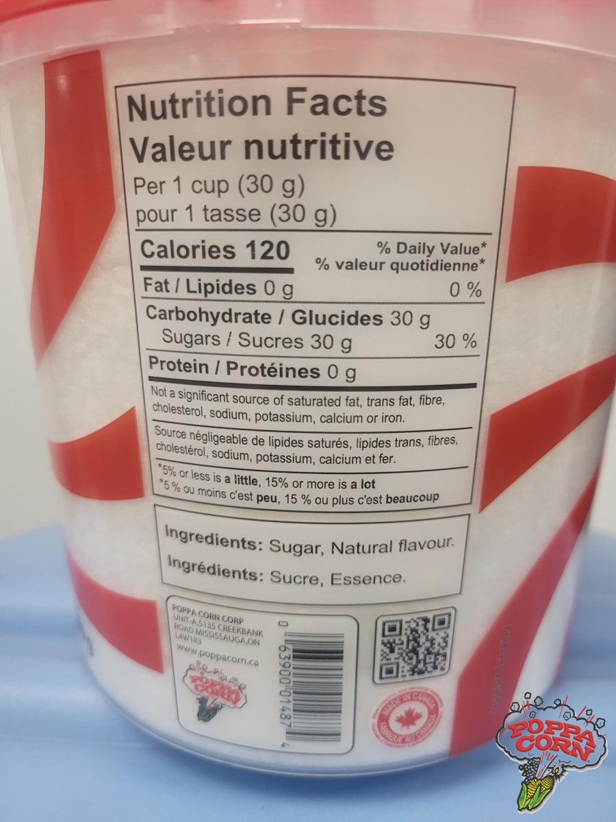 Poppa Corn’s Cotton Candy Tubs - Pre-Packaged Candy Floss Tubs - 200g x 24 - S200CN Cotton Candy