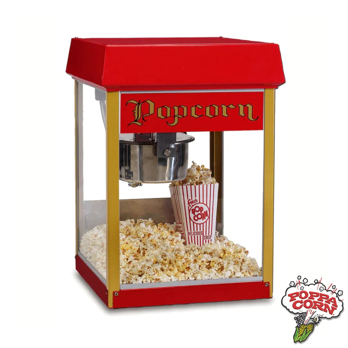 Red Fun Pop 4-Oz. Popcorn Machine - Gm2404U Demo Equipment