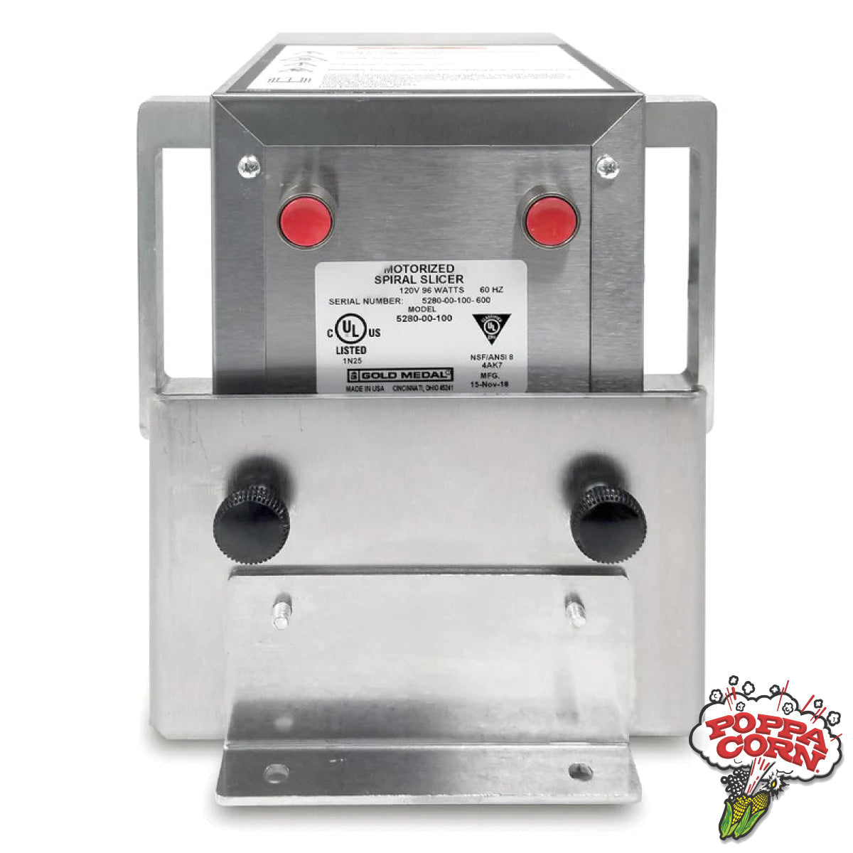 Saratoga Swirls® Fry Cutter - GM5280-00-100 - Poppa Corn Corp