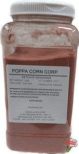 SAV004 - Assaisonnement - Saveur Ketchup - 4 lb - Maintenant dans un Shaker ! - Poppa Corn Corp
