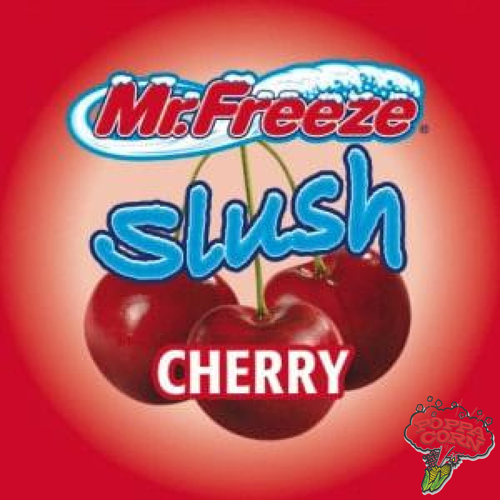 SLU002 - Cherry - Mr. Freeze Slush Pouches - Yields 96 Litres! - Poppa Corn Corp