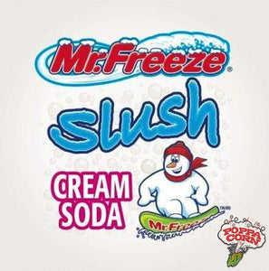 SLU003 - Cream Soda - Pochettes Mr. Freeze Slush - Donne 96 litres! - Poppa Corn Corp