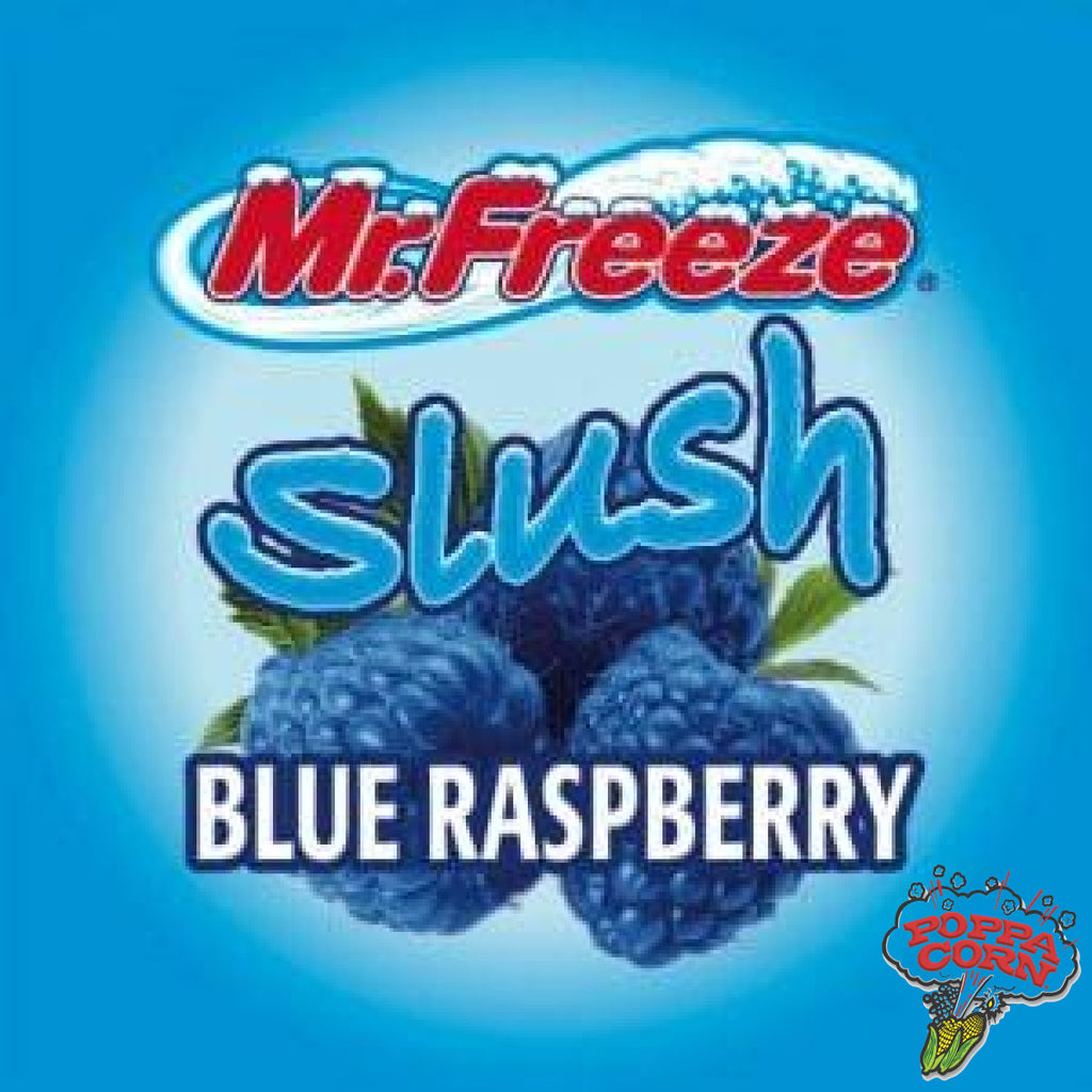 SLU001 - Blue Raspberry - Mr. Freeze Slush Pouches - Yields 96 Litres! - Poppa Corn Corp