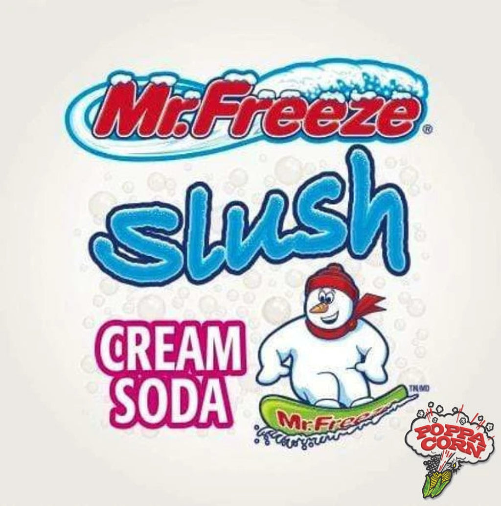 SLU103 - Cream Soda - Mr. Freeze Slush Pouches - Bag in Box - Poppa Corn Corp