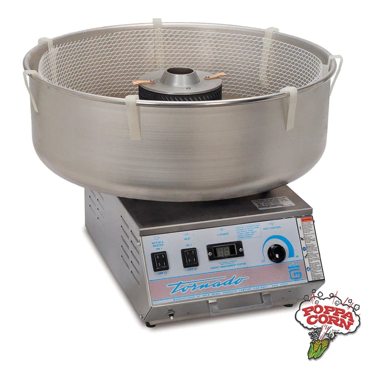 Stainless Steel Tornado® with Electronic Heat Control Cotton Candy
